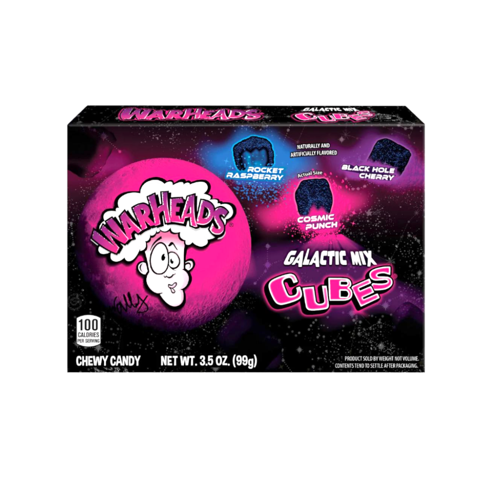 Warheads Galactic Mix Cubes 99g