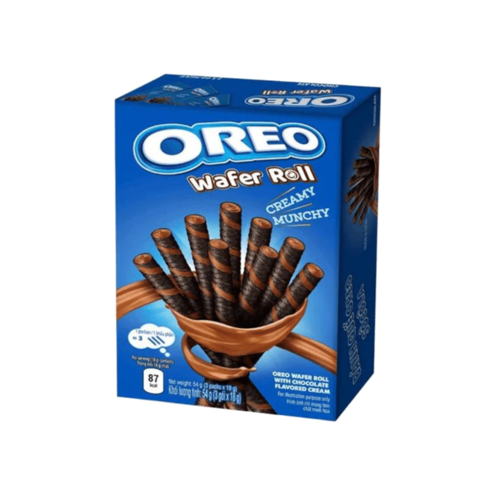 Oreo Wafer Rolls Chocolate 52g